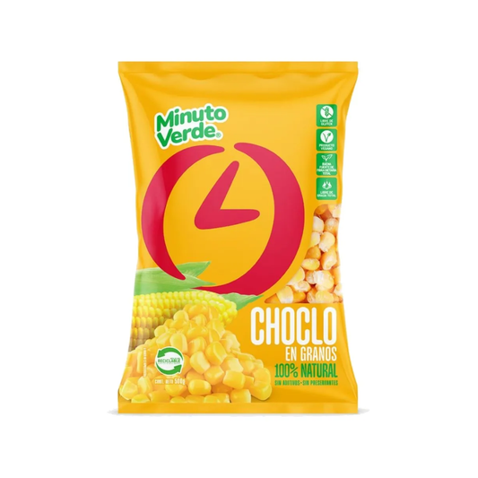 Choclo en Grano Congelado Minuto Verde, 500g