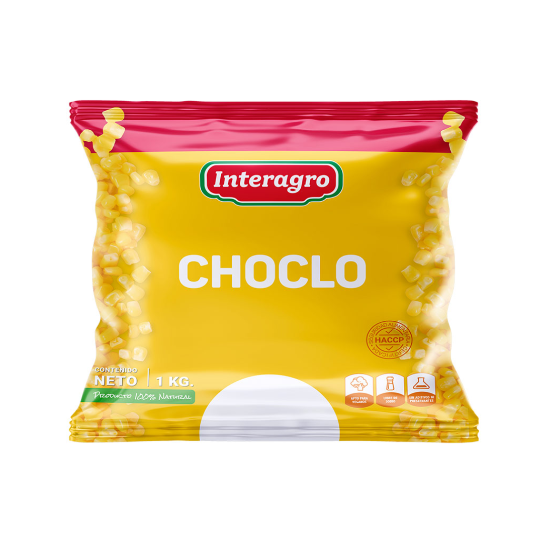 Choclo en Grano Congelado, 1kg