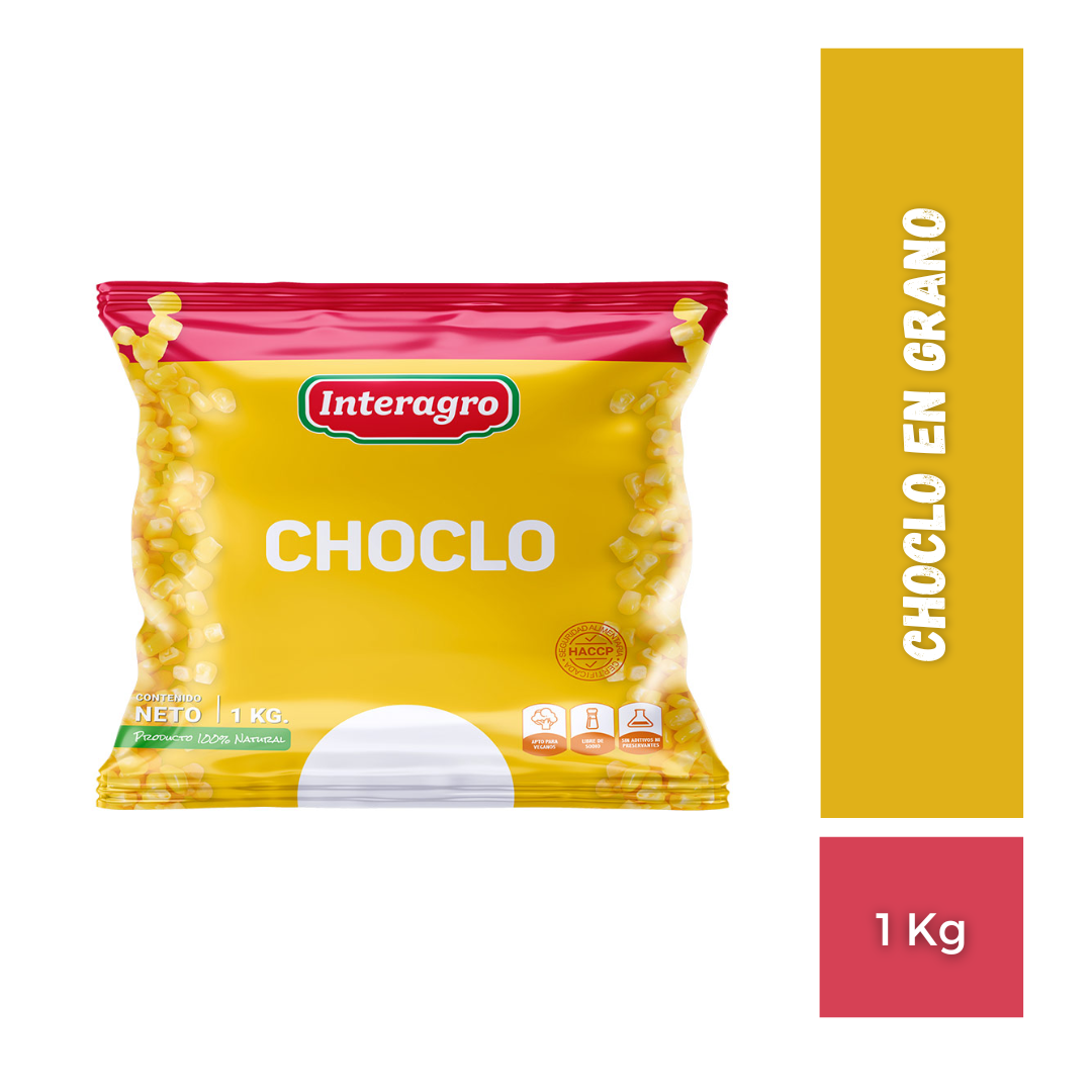 Choclo en Grano Congelado, 1kg