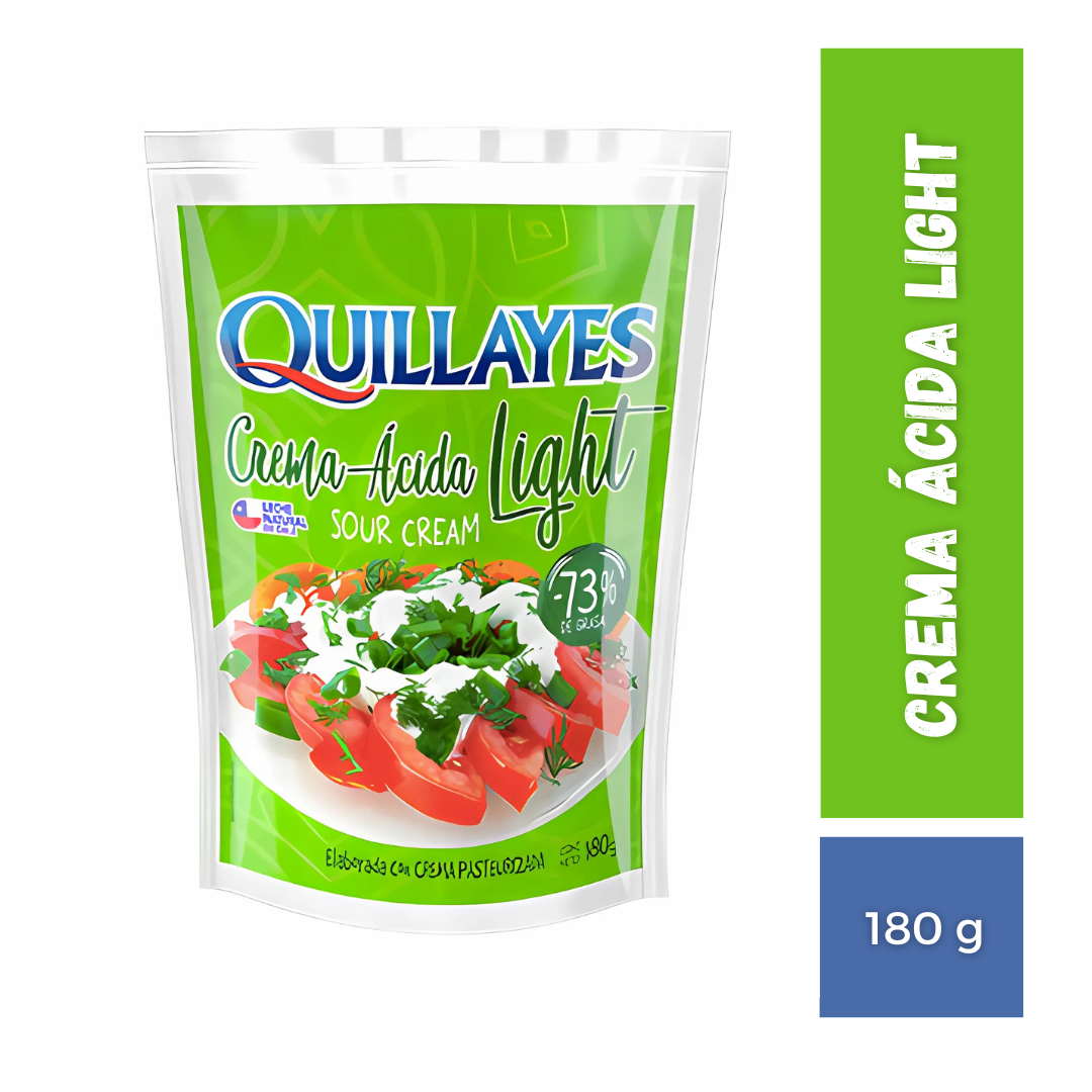 Crema Acida Light Quillayes, 180g