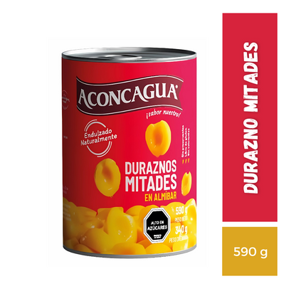 Durazno en mitades 590g Aconcagua