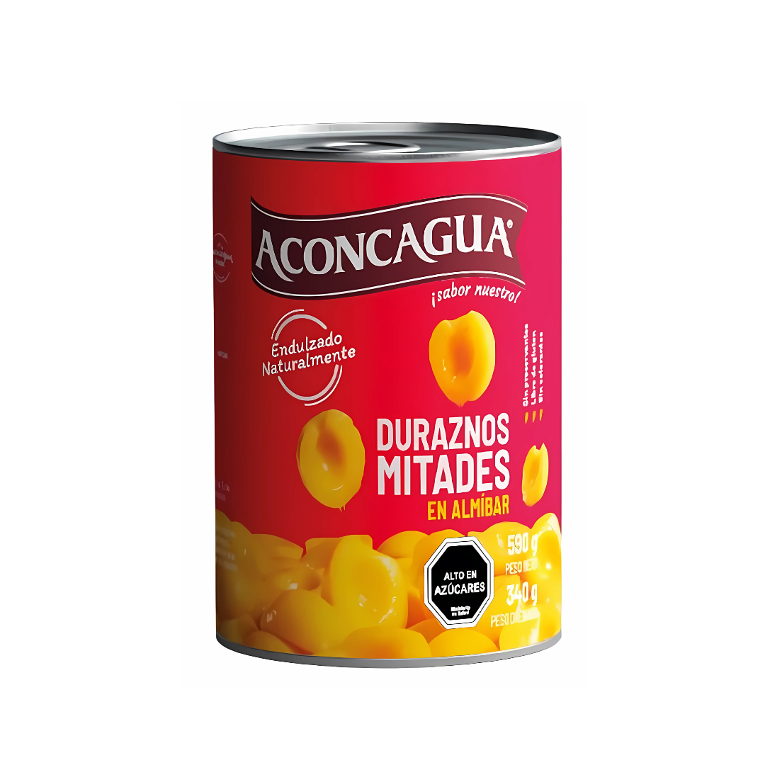 Durazno en mitades 590g Aconcagua