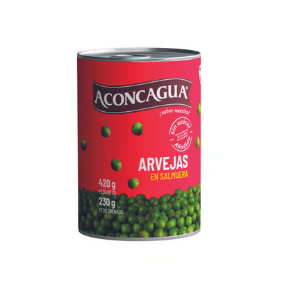 Arvejas en conserva 420g Aconcagua