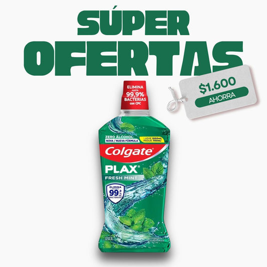 Enjuague Colgate Plax FRESH MINT, 1L