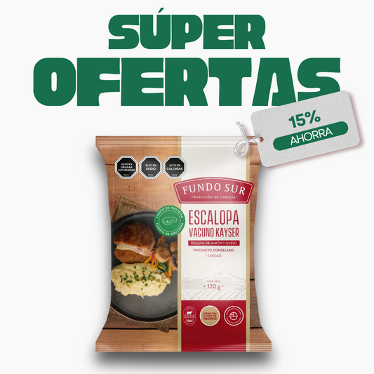 Escalopa Kayser Fundo Sur, 120g
