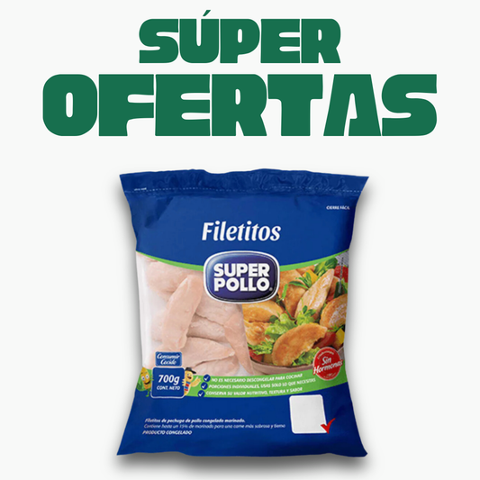 Filetitos de Pollo Super Pollo, 700g