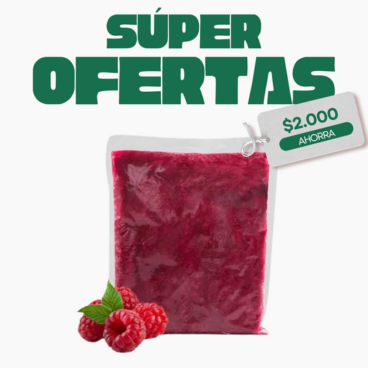 Frambuesa Pulpa Congelada, 1Kg