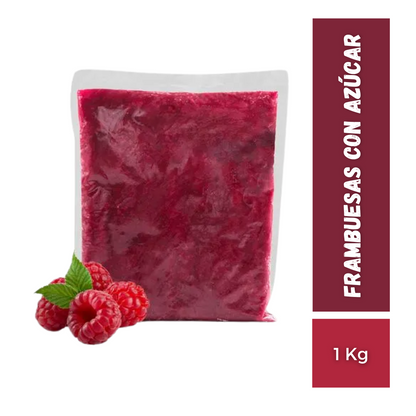 Frambuesa Pulpa Congelada, 1Kg
