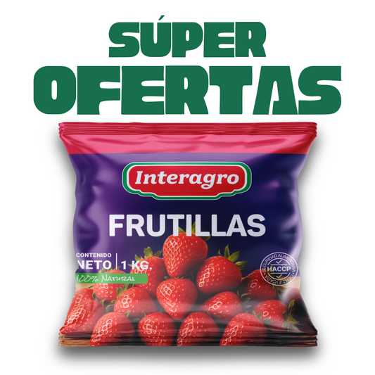 Frutillas Congeladas, 1Kg