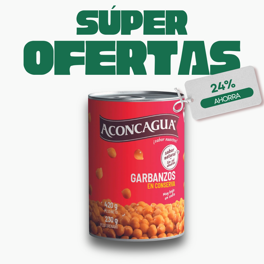 Garbanzos en Conserva Aconcagua, 420g