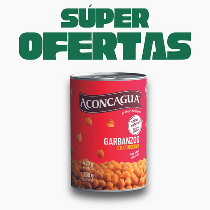 Garbanzos en Conserva Aconcagua, 420g