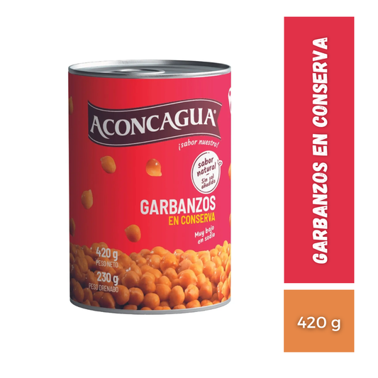Garbanzos en Conserva Aconcagua, 420g