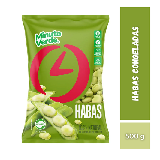 Habas Congeladas Minuto Verde, 500g