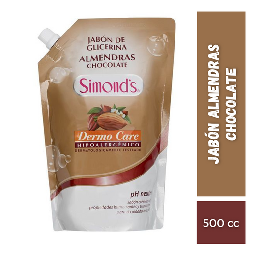 Jabón Simonds Almendras Chocolate, 750ml