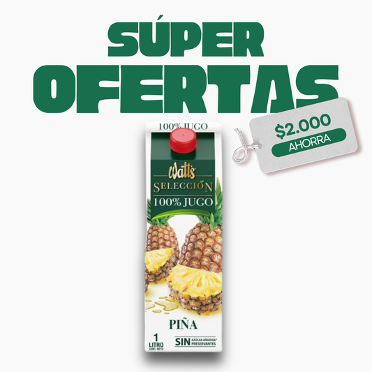 Jugo Natural Fresco Piña, 1L