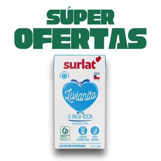 Leche Descremada Surlat, 1L