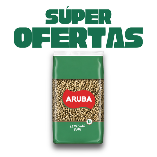 Lentejas Aruba 5mm, 1Kg
