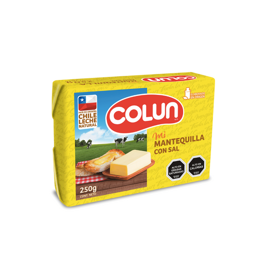 Mantequilla con sal Colun 250g