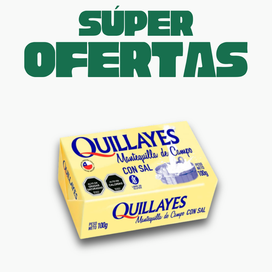 Mantequilla Con Sal Quillayes, 100g
