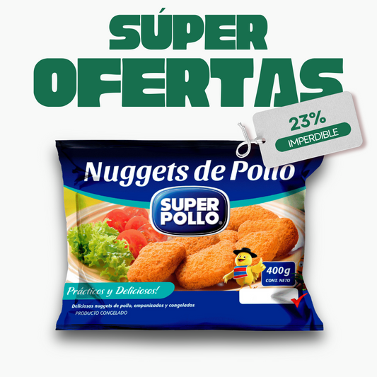 Nuggets de Pollo Super Pollo, 400g