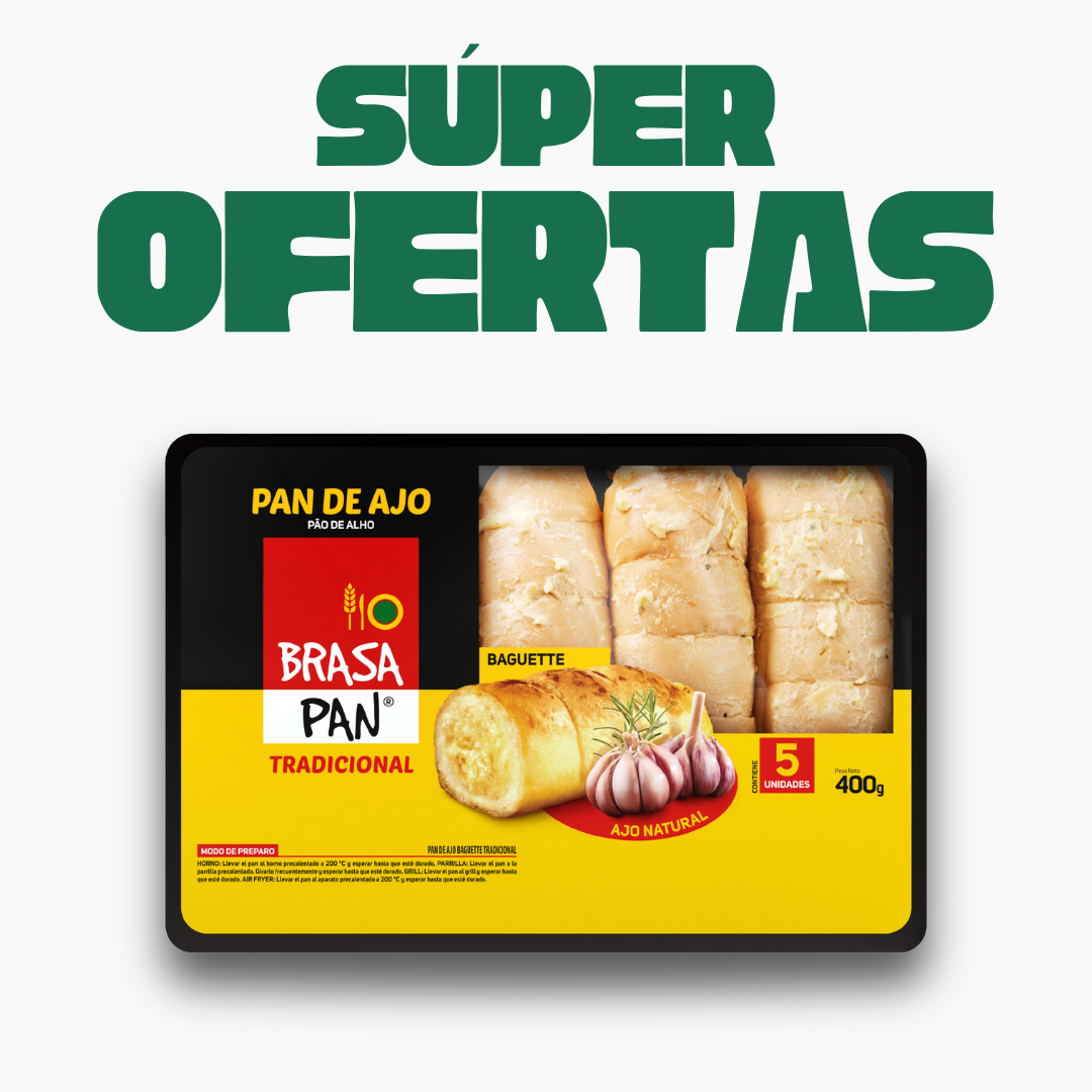Pan De Ajo Tradicional Brasa Pan, 400g