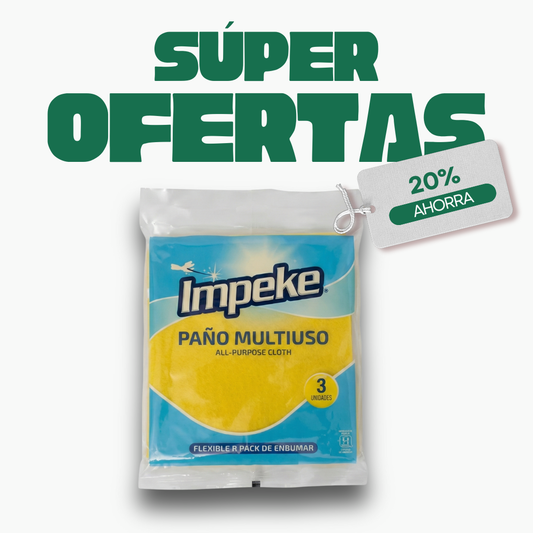 Paño Multiuso Impeke, 3u