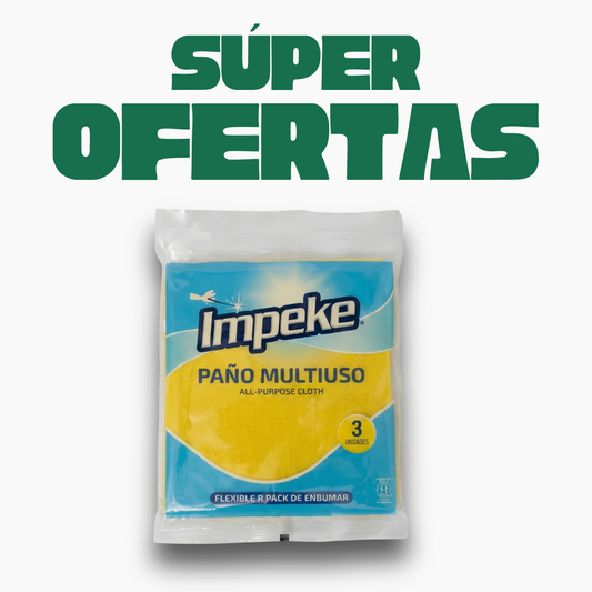 Paño Multiuso Impeke, 3u