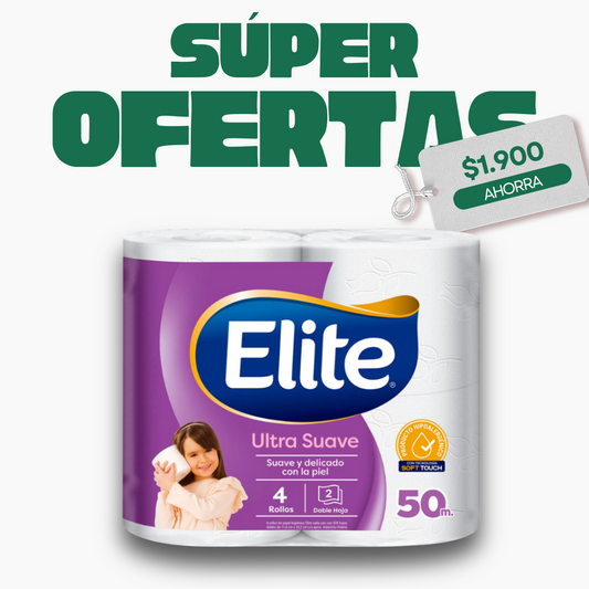 Papel Higénico Elite 4x50m