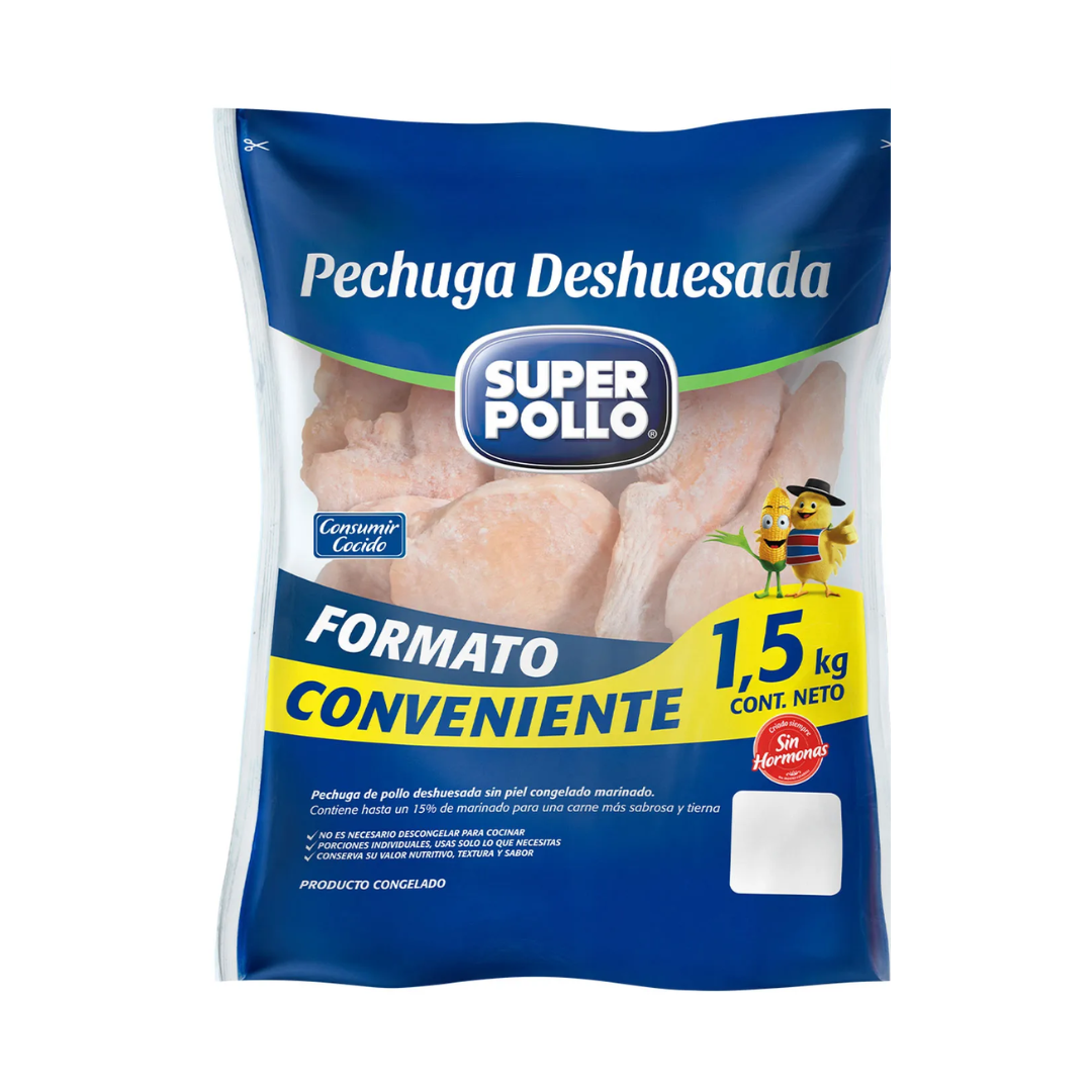 Pechuga deshuesada 1,5 Kg