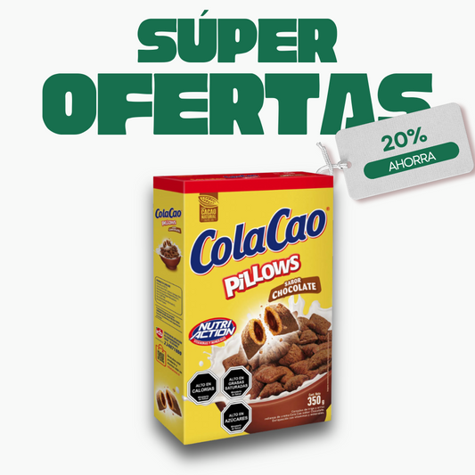 Cereal Cola Cao Pillows Chocolate, 350g