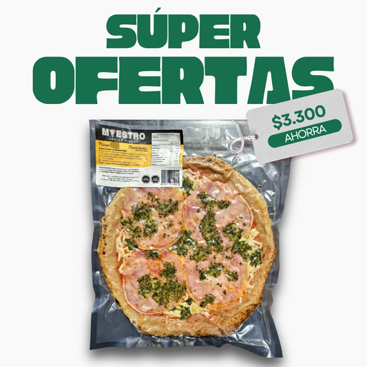 Pizza Arrollado de Huaso Artesanal