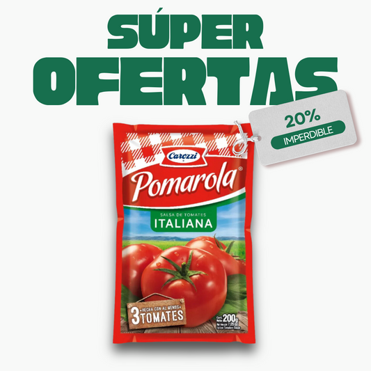 Salsa de Tomate Pomarola Bolsa, 200g