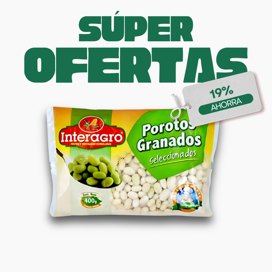 Porotos Granados Congelados, 400g