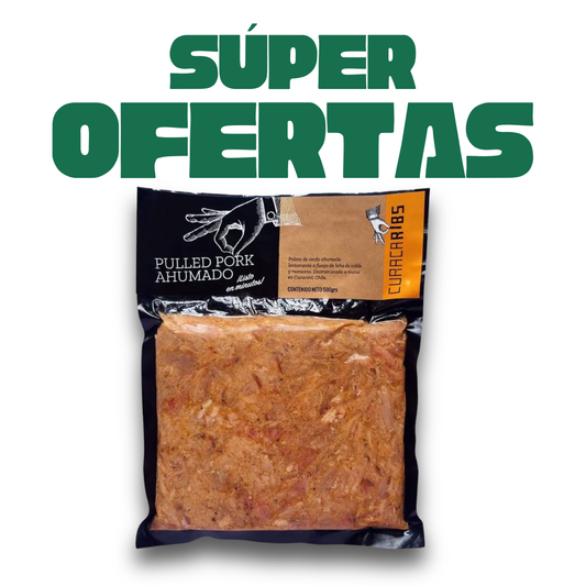 Pulled Pork Ahumado Curacaribs 500g en Súper Ofertas