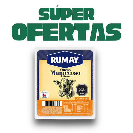 Queso Mantecoso Laminado Rumay, 500g