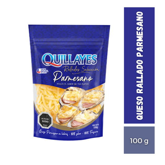 Queso Rallado Parmesano Seleccion Quillayes, 100g