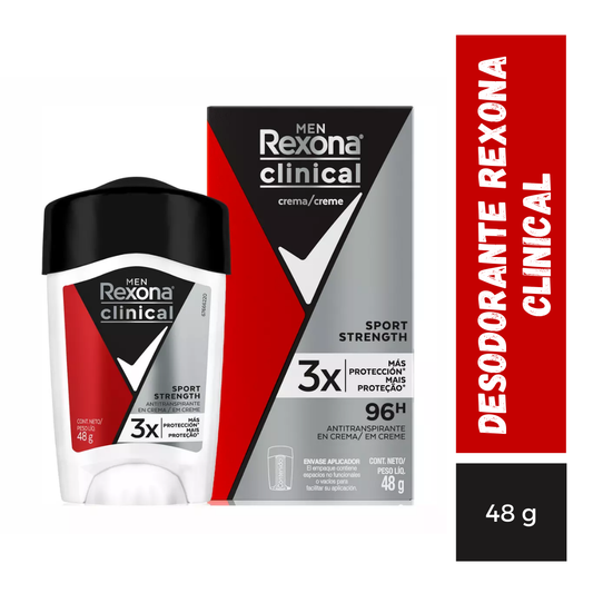 Rexona Clinical Sport Strength Hombre, 48g