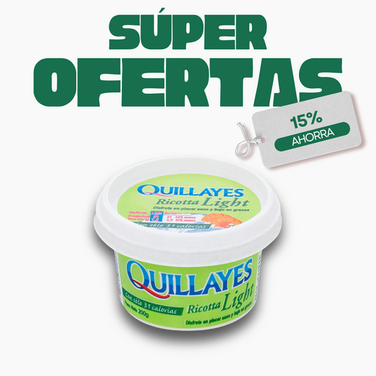 Queso Ricotta Light Quillayes, 200g