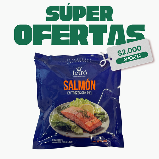 Salmon Porcionado Jetro, 500g