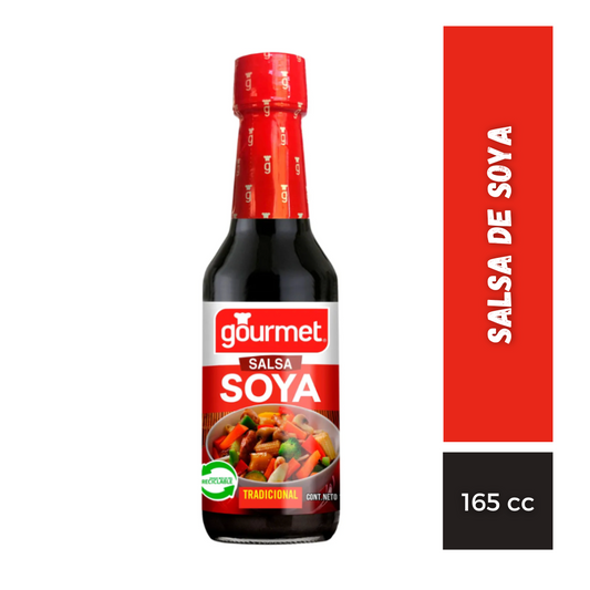 Salsa de Soya Gourmet, 165cc