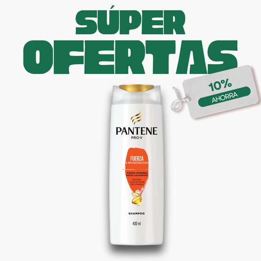 Shampoo fuerza y recontrucción Pantene, 400 ml