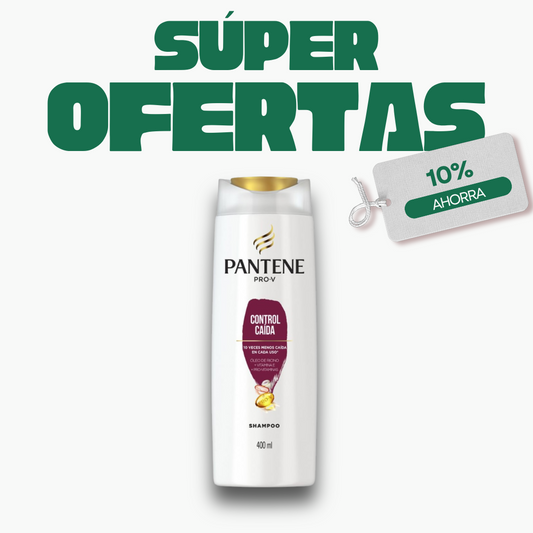 Shampoo Control Caida Pantene, 400ml