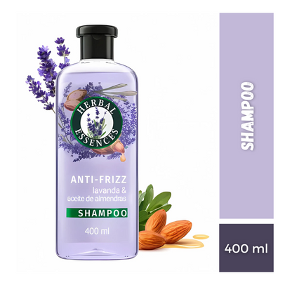 Shampoo Lavanda y aceite de almendras Herbal Essences, 400ml