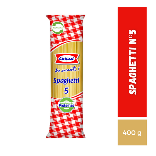 Spaghetti nº5 Carozzi, 400g