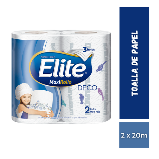 Toalla de Papel Elite, 2x20m