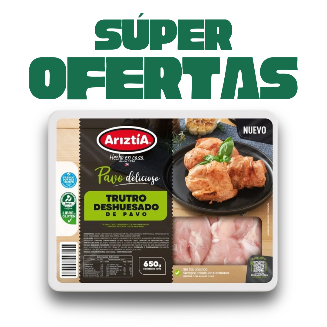 Trutro Deshuesado de Pavo Ariztia, 650g