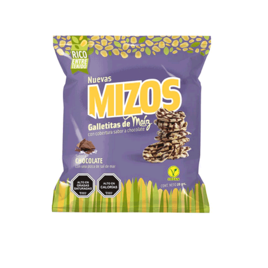 Galleta de Maíz Chocolate Mizos, 20g