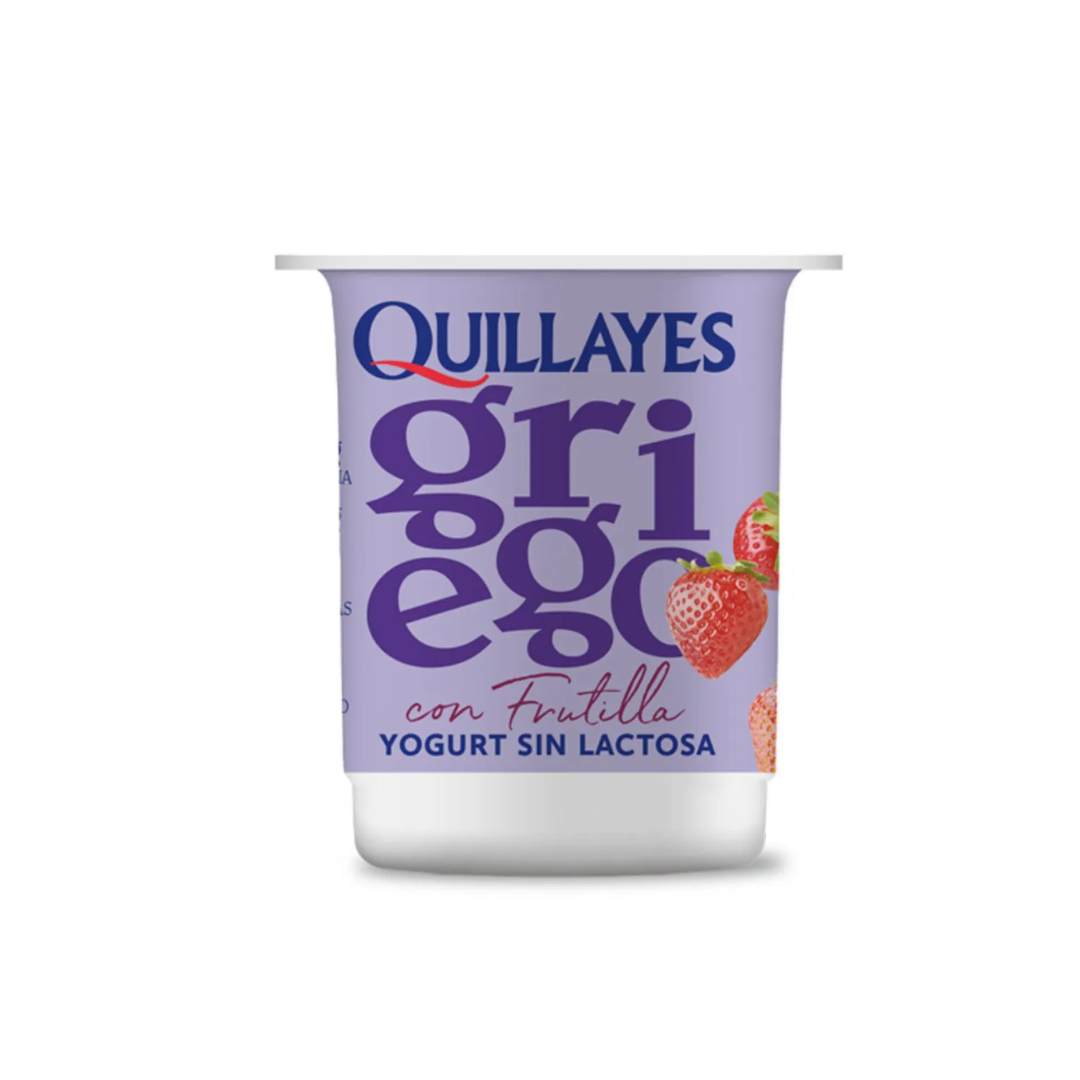 Yogurt Quillayes Sin Lactosa Frutilla, 110g