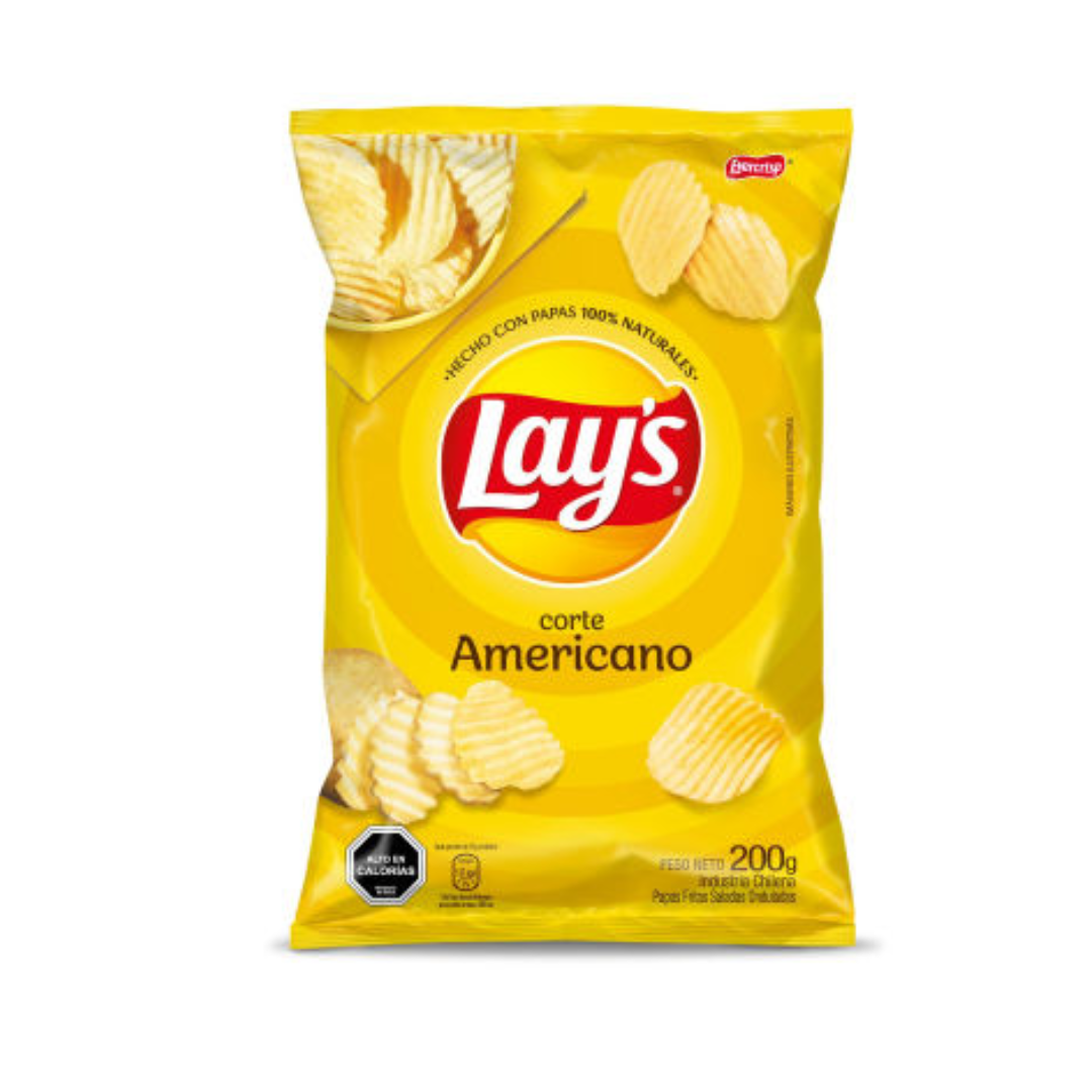 Papas fritas corte americano 200g Lays