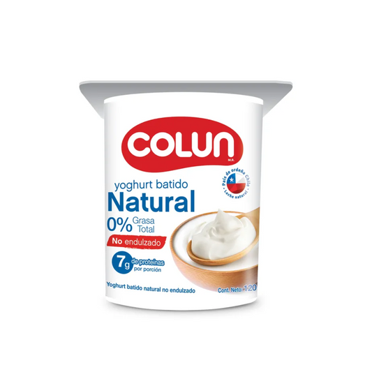 Yogurt Light No Endulzado Colun, Pote 120g